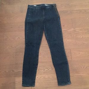 Gap side zip denim legging